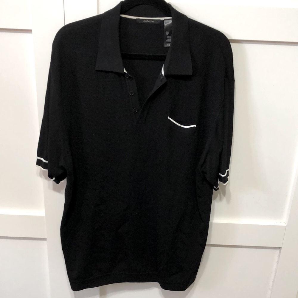 Claiborne Men Sweater Polo Shirt
